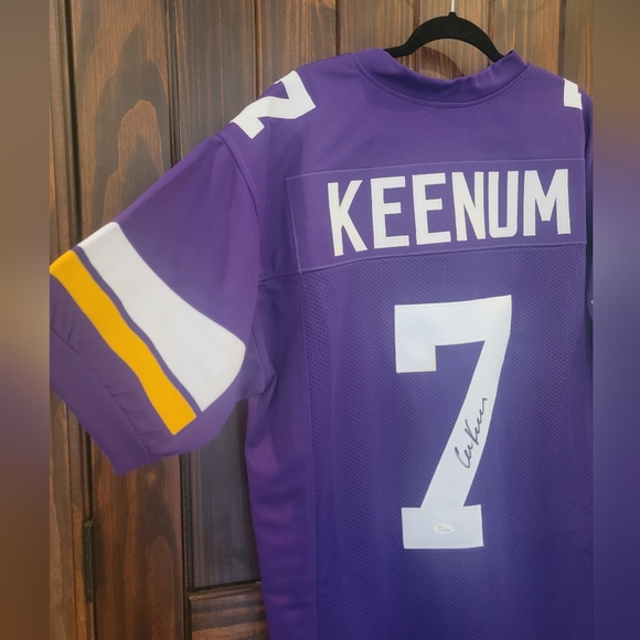 Case Keenum Purple And Gold Signed Jersey - Picture 6 of 10